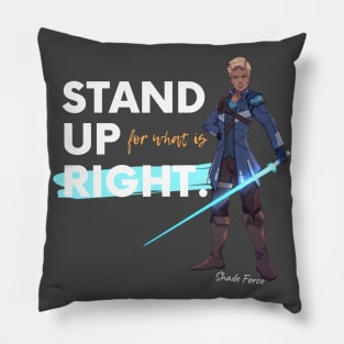 Stand up for what is right (With Lumi) Pillow