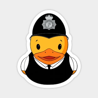 British Bobby Rubber Duck Magnet