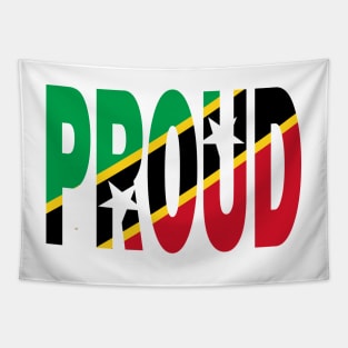 St kitts & Nevis Flag Designed in The Word Proud - Soca Mode Tapestry
