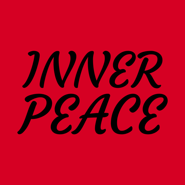 Positive Philosophy Inner Peace Quote Design by New East 