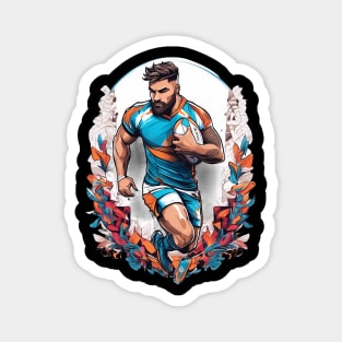 Rugby Football Magnet