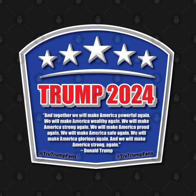 Trump 2024 by Rego's Graphic Design