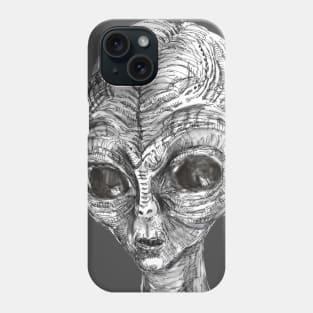 Alien Head. Phone Case