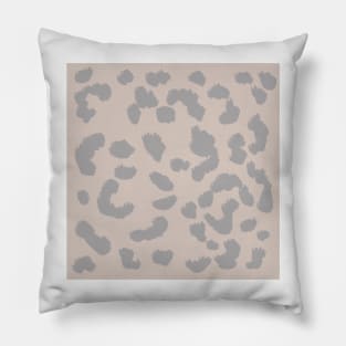 Leucistic Leopard Print Pillow