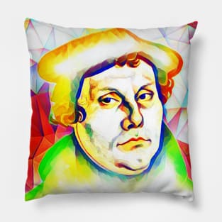 Martin Luther Colourful Portrait | Martin Luther Artwork 11 Pillow