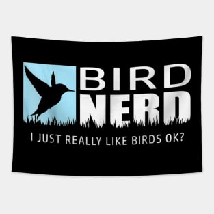 BIRD WATCHING SHIRT BIRD WATCHERS T-SHIRT BIRD NERD Tapestry