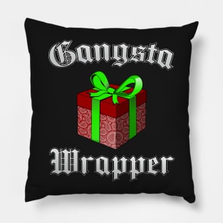 Gangsta Wrapper - Paisley - Christmas Pillow