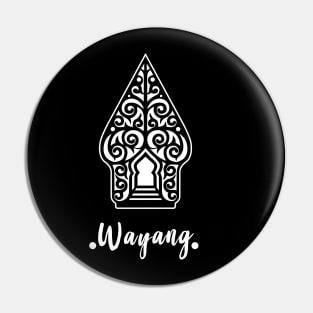 Indonesian wayang Pin