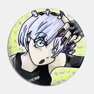 Anime cartoony Pin