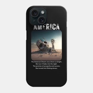 Death of the American Dream v1 Phone Case