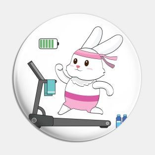 Gym Bunny Pin