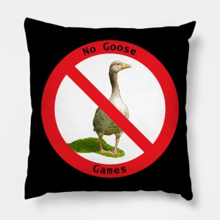 Goose Game Prohibited Pillow