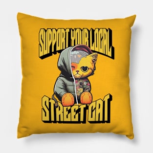 Street Cat Pillow