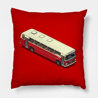 public bus ankara 1985 Pillow