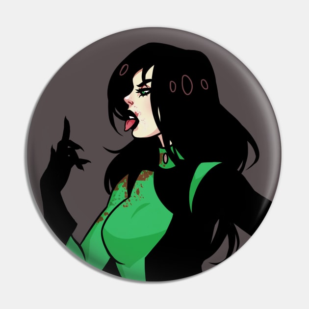 Bloody Shego Pin by LinDemonic