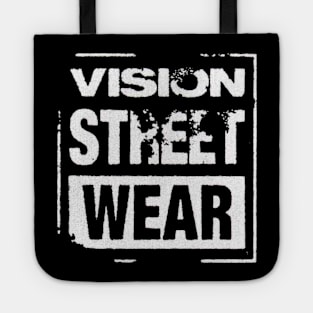 Vision Street Wear Skateboarding Disstresed 1980s Original Aesthetic Tribute 〶 Tote