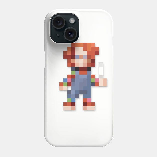 Chucky low-res pixelart Phone Case by JinnPixel