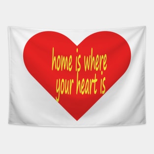 home is where heart is Tapestry