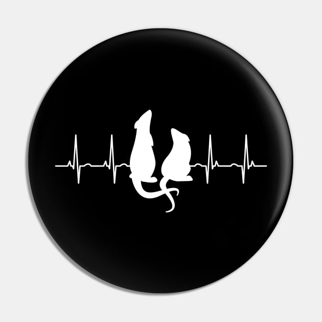 Rat Heartbeat Mice Heartbeat Pin by Stoney09