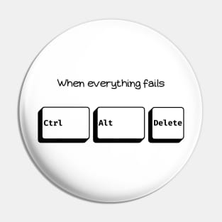 Control - Alt - Delete Pin