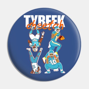 Cheetah Tyreek hill 10 - Miami Dolphins Pin