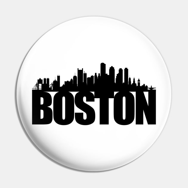 Boston Skyline Pin by ianscott76