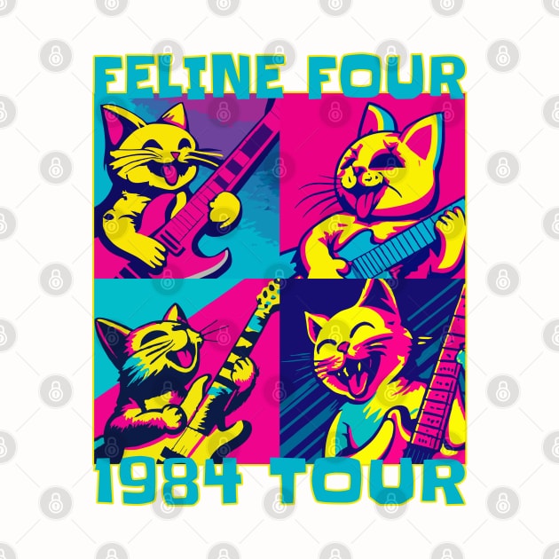 Feline Four Concert Tour 1984 by loeye