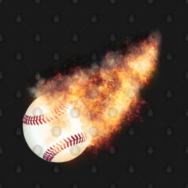 Baseball Flames by Ratherkool