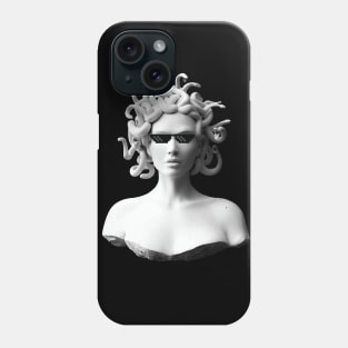 Greek Mythology Medusa Creature with Funny Deal with it Glasses Phone Case