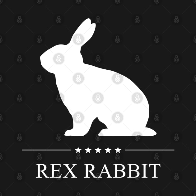 Rex Rabbit White Silhouette by millersye
