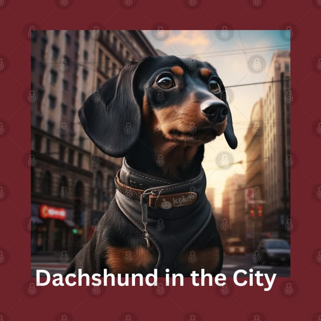 Dachshund in the City by Hayden Mango Collective 