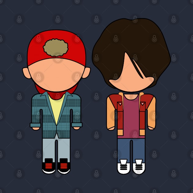 Bill and Ted's Bogus Icons - "Vector Eds" by TwistedKoala