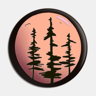 Forest Art Pin