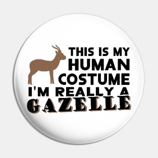 human costume gazelle hartebeest fans Pin