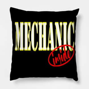 Mechanic Inside Pillow