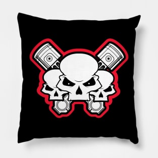 Badass Skull Squad Pillow