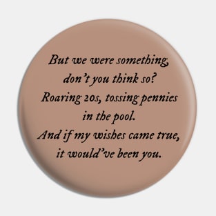 the 1 Lyrics Pin