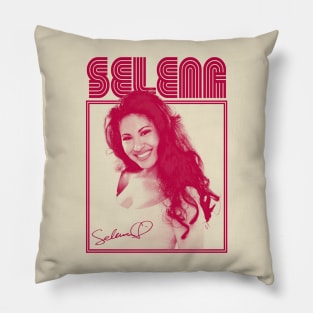 Selena Vintage Retro FanArt Pillow