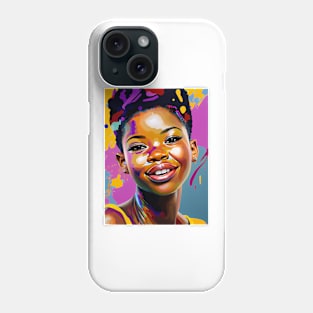 Modern woman in pop-art style Phone Case