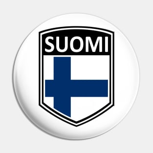 Flag Shield - Suomi Pin