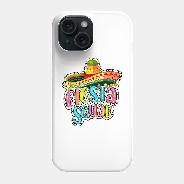 Let's Fiesta, Cinco de Mayo, Mexican, Fiesta Dalmatian Dots, Fiesta Squad Phone Case by thavylanita