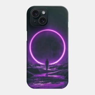 Black Hole Purple Cosmic Dark Galaxy Phone Case