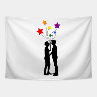 LGBT "LOOKING AT THE STARS" Tapestry