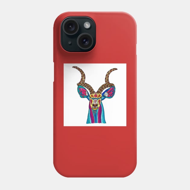 Kolorful Kudu Phone Case by JimLorman