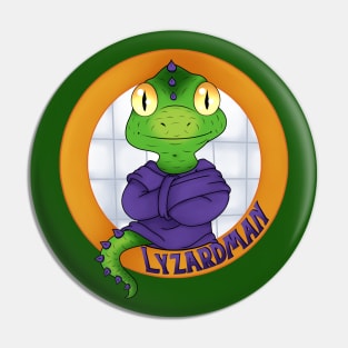 Lyzardman Logo Pin