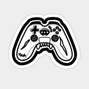 Halloween gamer monster Mr. Controller for geek Magnet