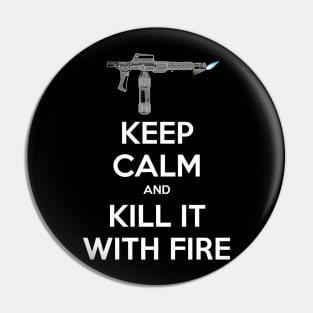 Keep Calm and Carry Incinerator Pin