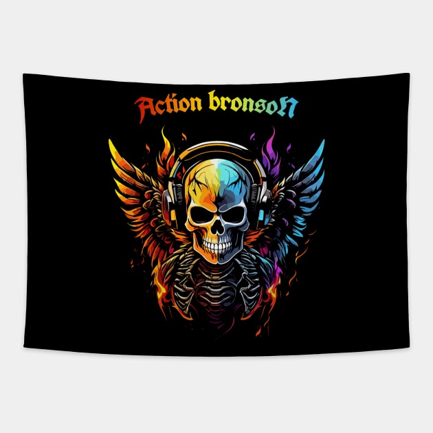 action bronsons Tapestry by Coretan MudaKu