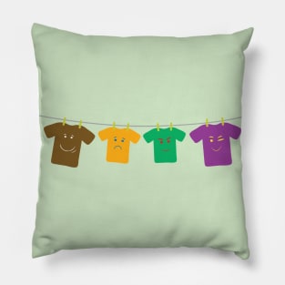 Hanging Tee Family Pillow