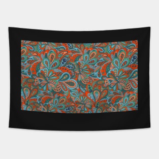 Ethnic pattern pet bandana Tapestry